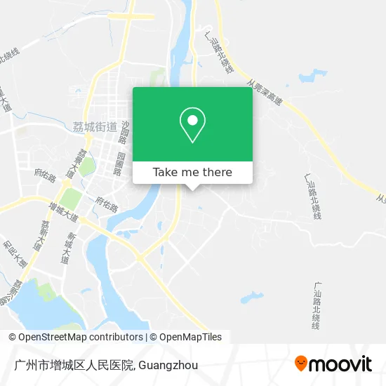 广州市增城区人民医院 map