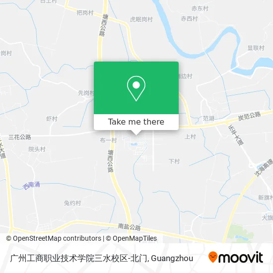 广州工商职业技术学院三水校区-北门 map