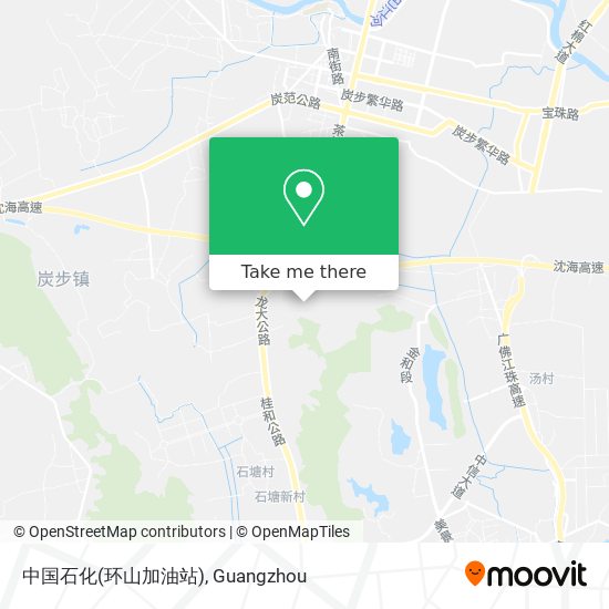 中国石化(环山加油站) map