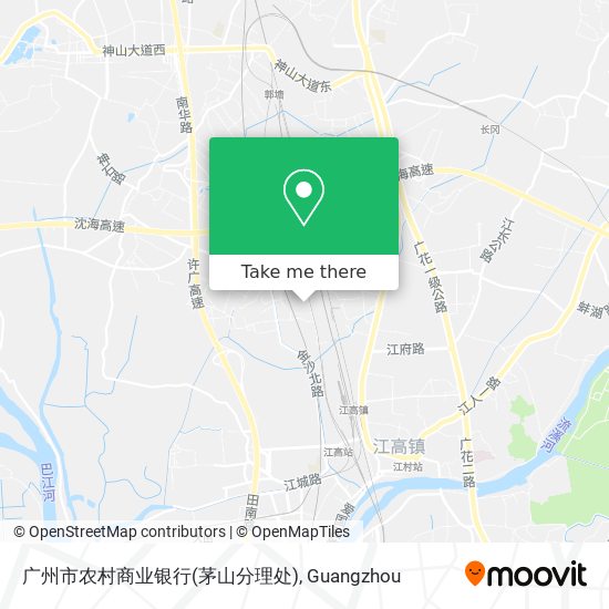 广州市农村商业银行(茅山分理处) map