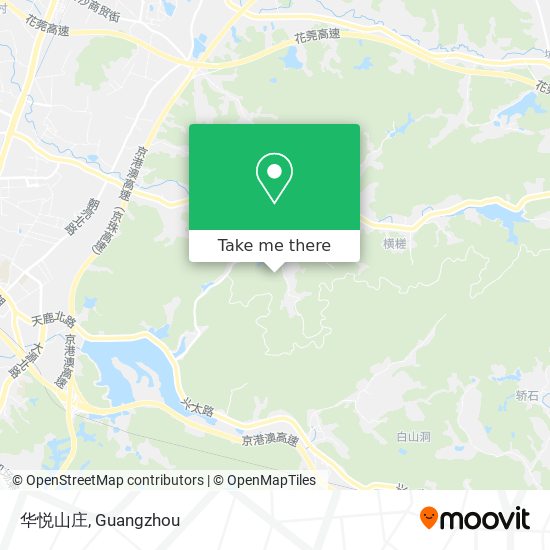 华悦山庄 map