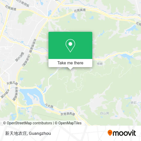新天地农庄 map