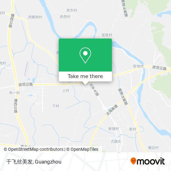 千飞丝美发 map