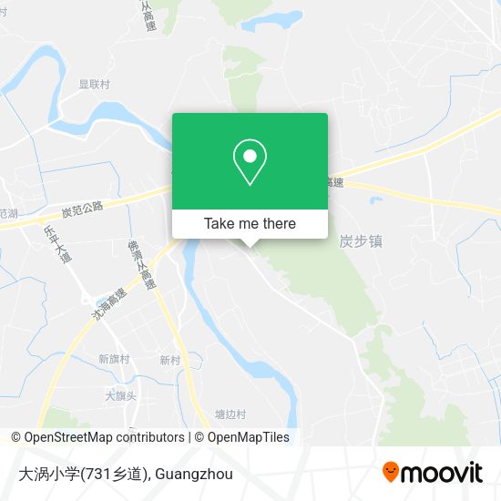 大涡小学(731乡道) map