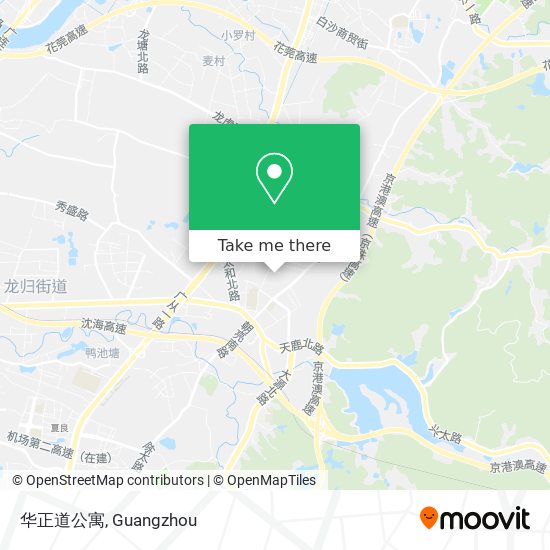 华正道公寓 map