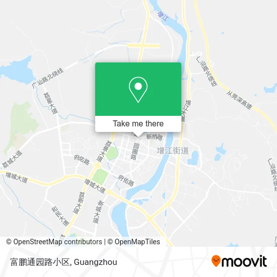富鹏通园路小区 map
