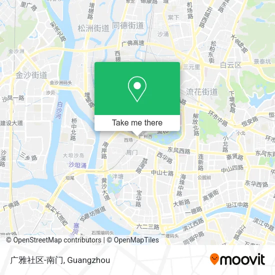 广雅社区-南门 map