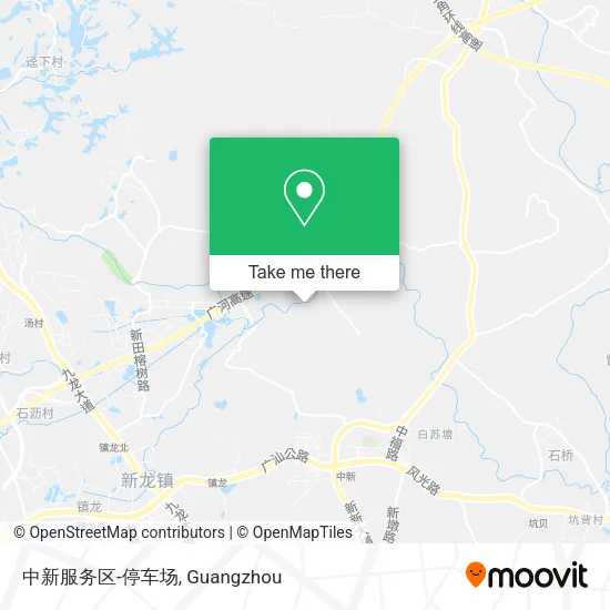 中新服务区-停车场 map