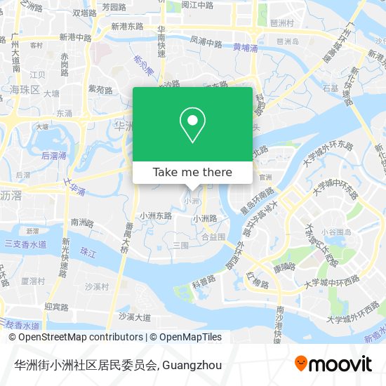 华洲街小洲社区居民委员会 map