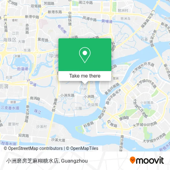 小洲磨房芝麻糊糖水店 map