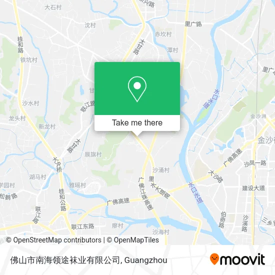 佛山市南海领途袜业有限公司 map