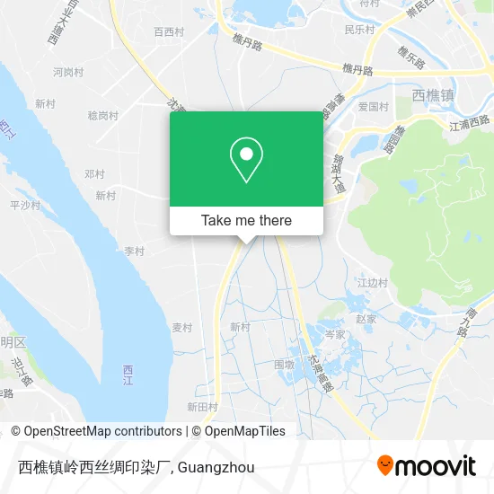 西樵镇岭西丝绸印染厂 map