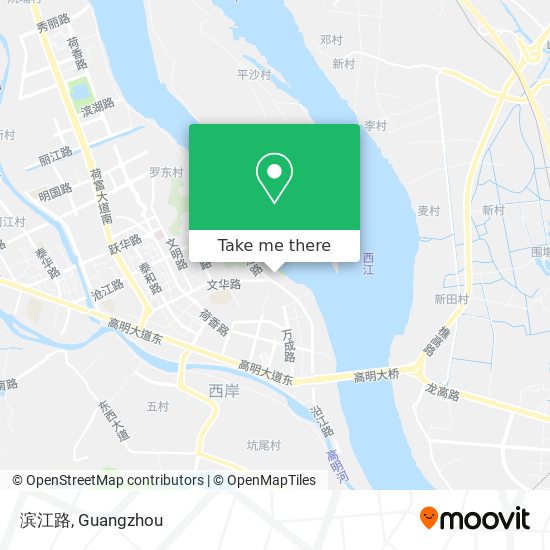 滨江路 map