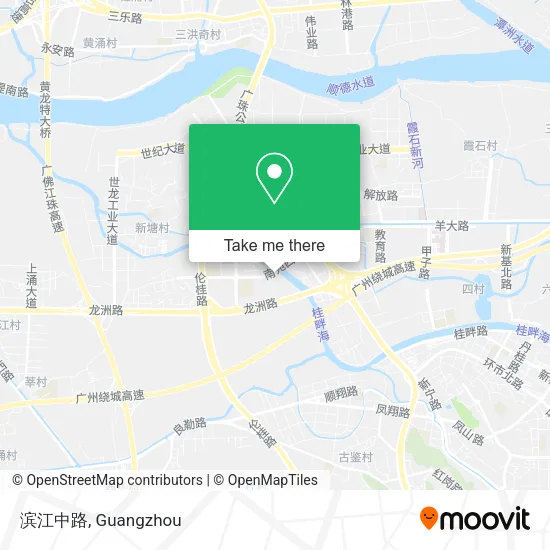 滨江中路 map