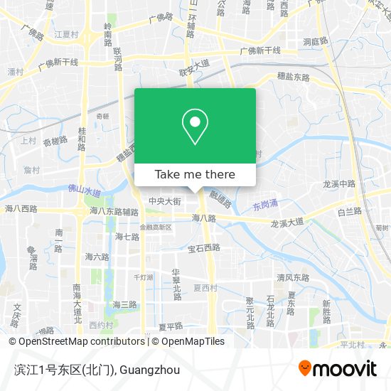 滨江1号东区(北门) map