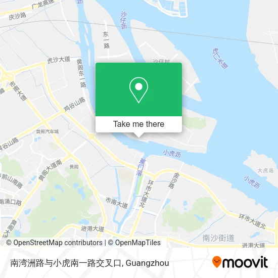 南湾洲路与小虎南一路交叉口 map