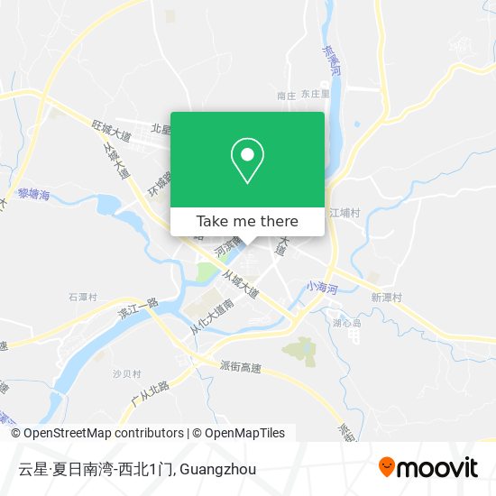 云星·夏日南湾-西北1门 map