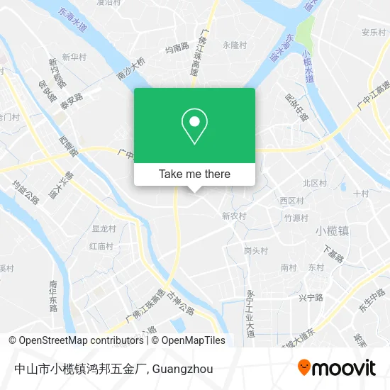 中山市小榄镇鸿邦五金厂 map