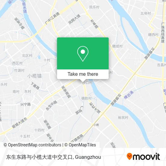 东生东路与小榄大道中交叉口 map