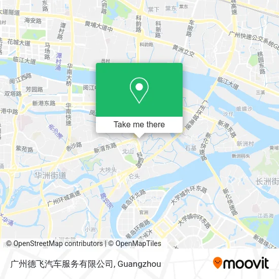广州德飞汽车服务有限公司 map