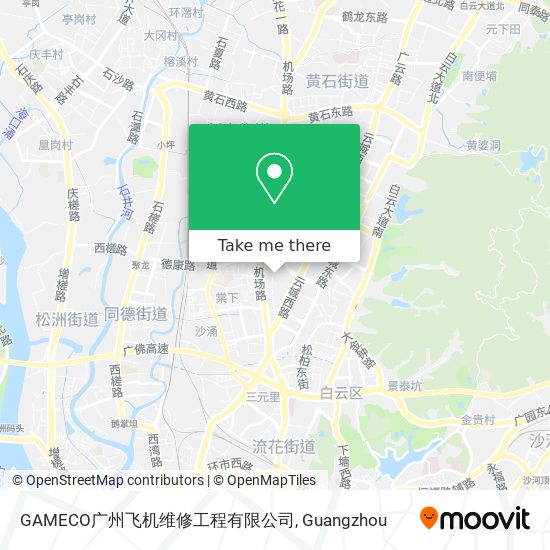 GAMECO广州飞机维修工程有限公司 map