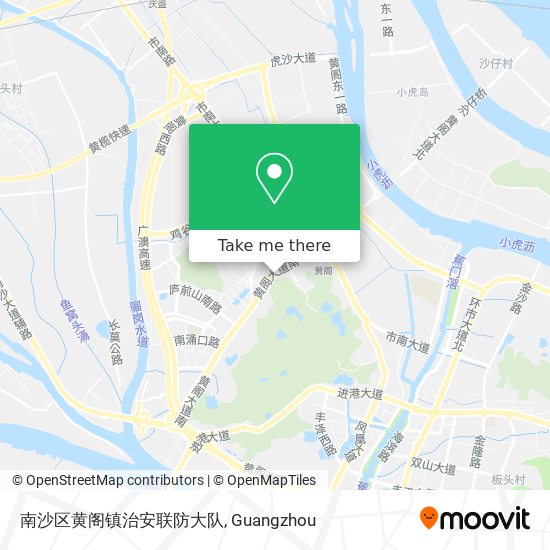 南沙区黄阁镇治安联防大队 map
