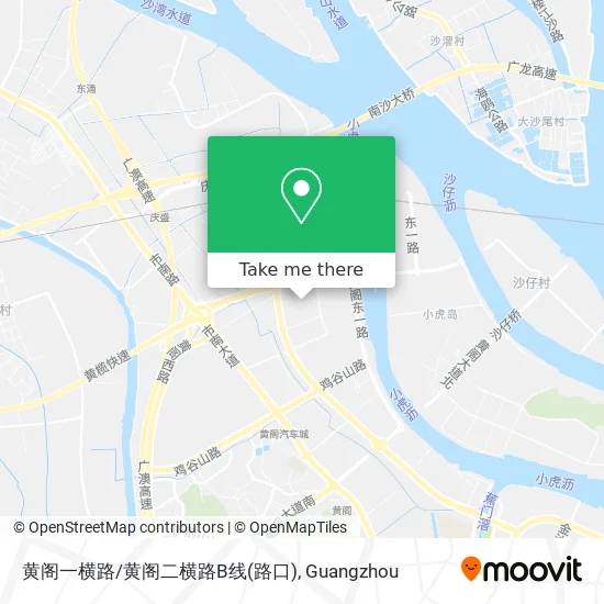 黄阁一横路/黄阁二横路B线(路口) map