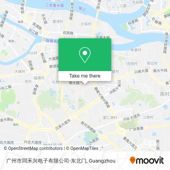 广州市同禾兴电子有限公司-东北门 map
