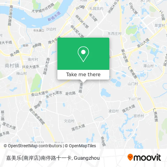 嘉美乐(南岸店)南停路十一卡 map