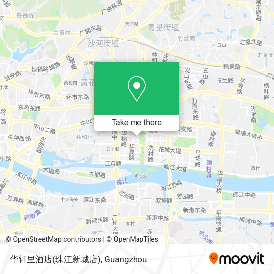 华轩里酒店(珠江新城店) map