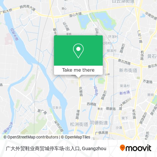 广大外贸鞋业商贸城停车场-出入口 map
