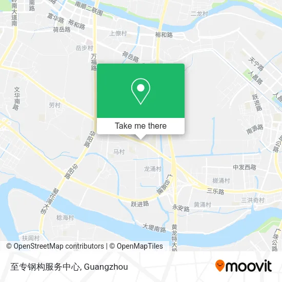 至专钢构服务中心 map