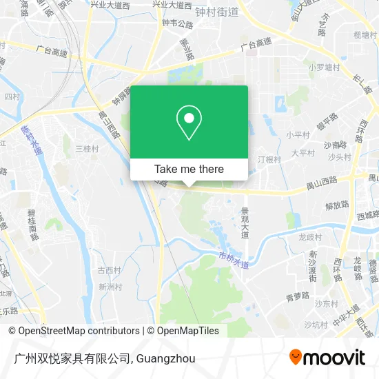 广州双悦家具有限公司 map