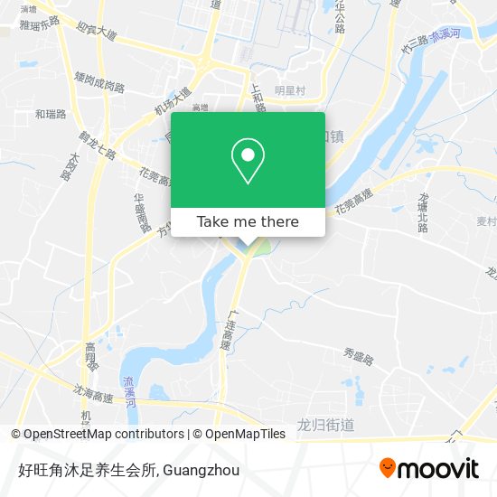 好旺角沐足养生会所 map