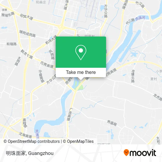 明珠面家 map