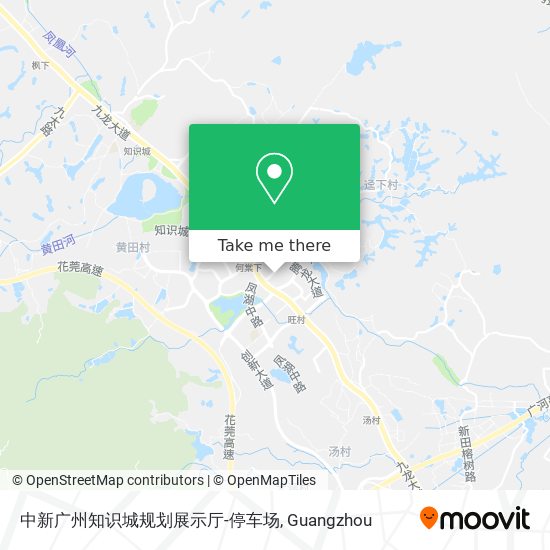 中新广州知识城规划展示厅-停车场 map