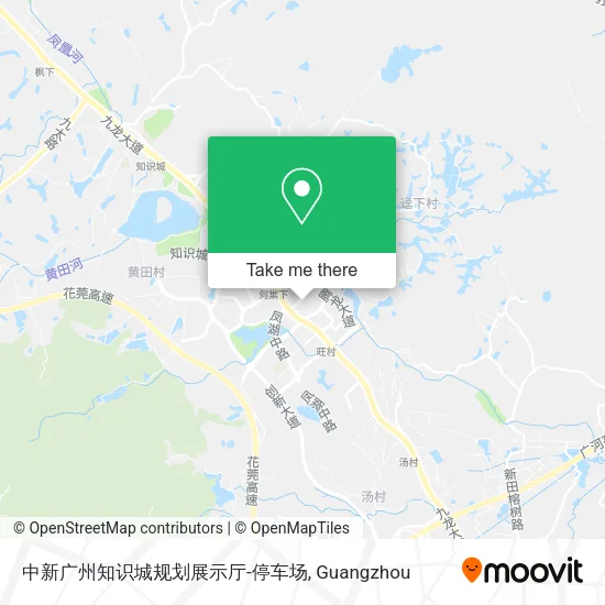中新广州知识城规划展示厅-停车场 map