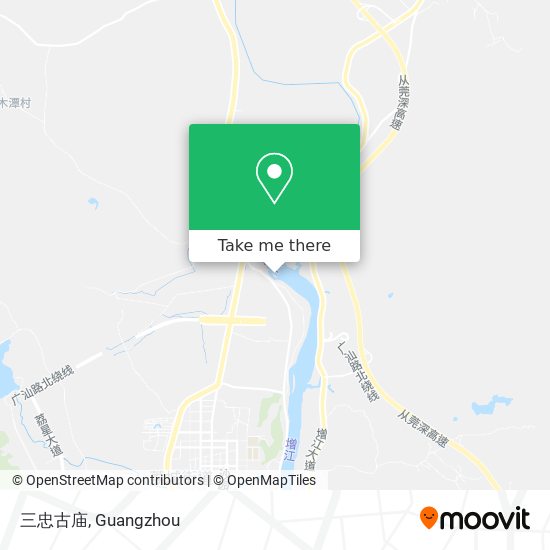 三忠古庙 map