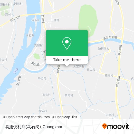 易捷便利店(乌石岗) map