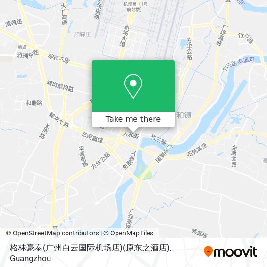 格林豪泰(广州白云国际机场店)(原东之酒店) map