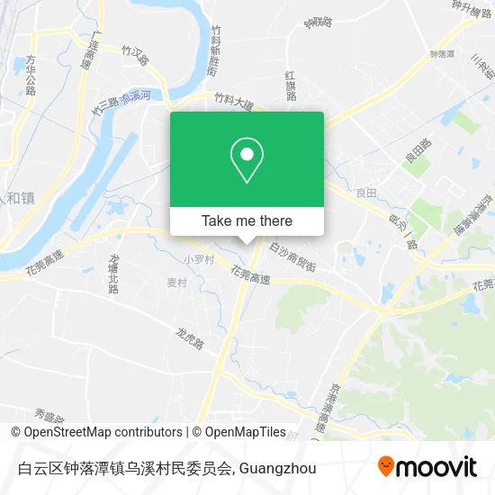 白云区钟落潭镇乌溪村民委员会 map