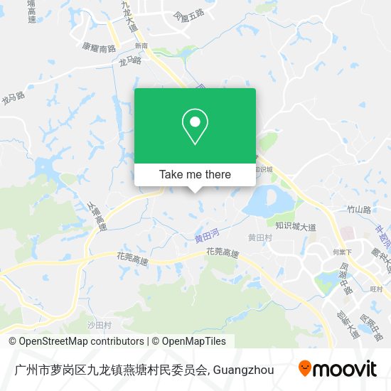 广州市萝岗区九龙镇燕塘村民委员会 map