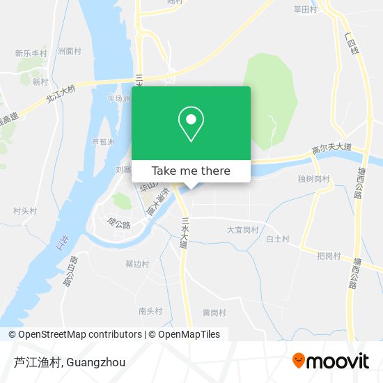 芦江渔村 map