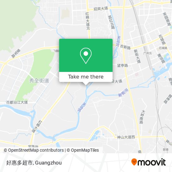 好惠多超市 map