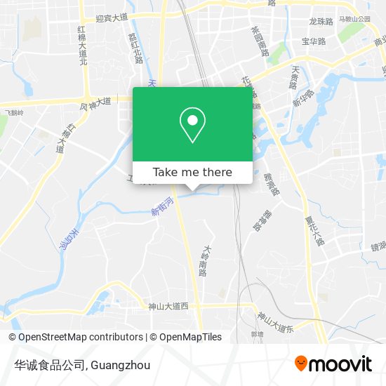 华诚食品公司 map