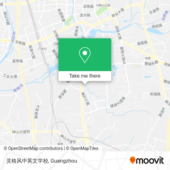 灵格风中英文学校 map