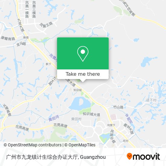 广州市九龙镇计生综合办证大厅 map
