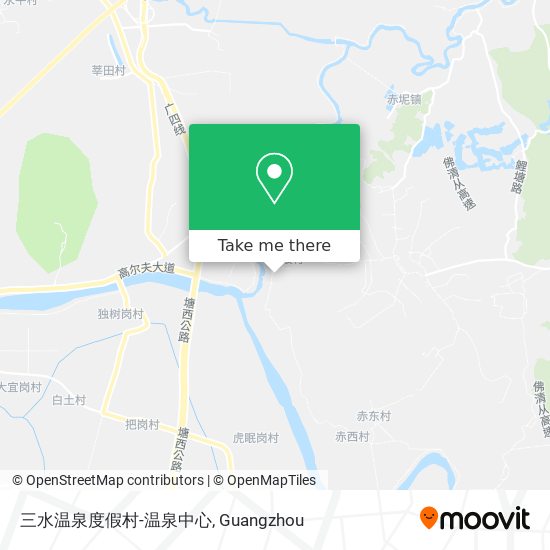 三水温泉度假村-温泉中心 map
