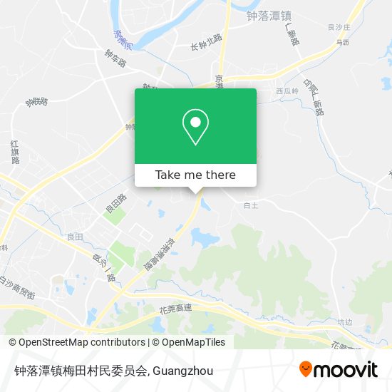 钟落潭镇梅田村民委员会 map
