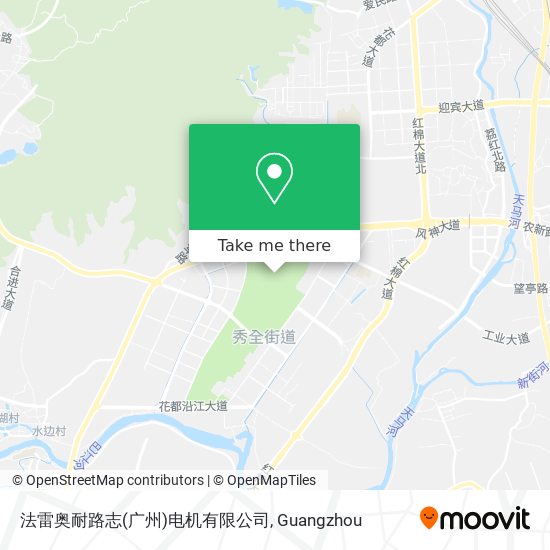 法雷奥耐路志(广州)电机有限公司 map
